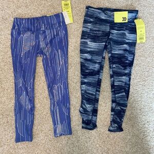 NWT - 2 Pair of Girls All In Motion Leggings - XS (4/5)